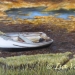 Canot Écossais  - Peinture à l'huile