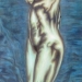 Baignade au clair de Lune / huile