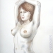 Torse nue / aquarelle